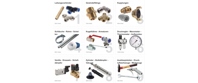 Pneumatik-Hydraulik-Industriebedarf
