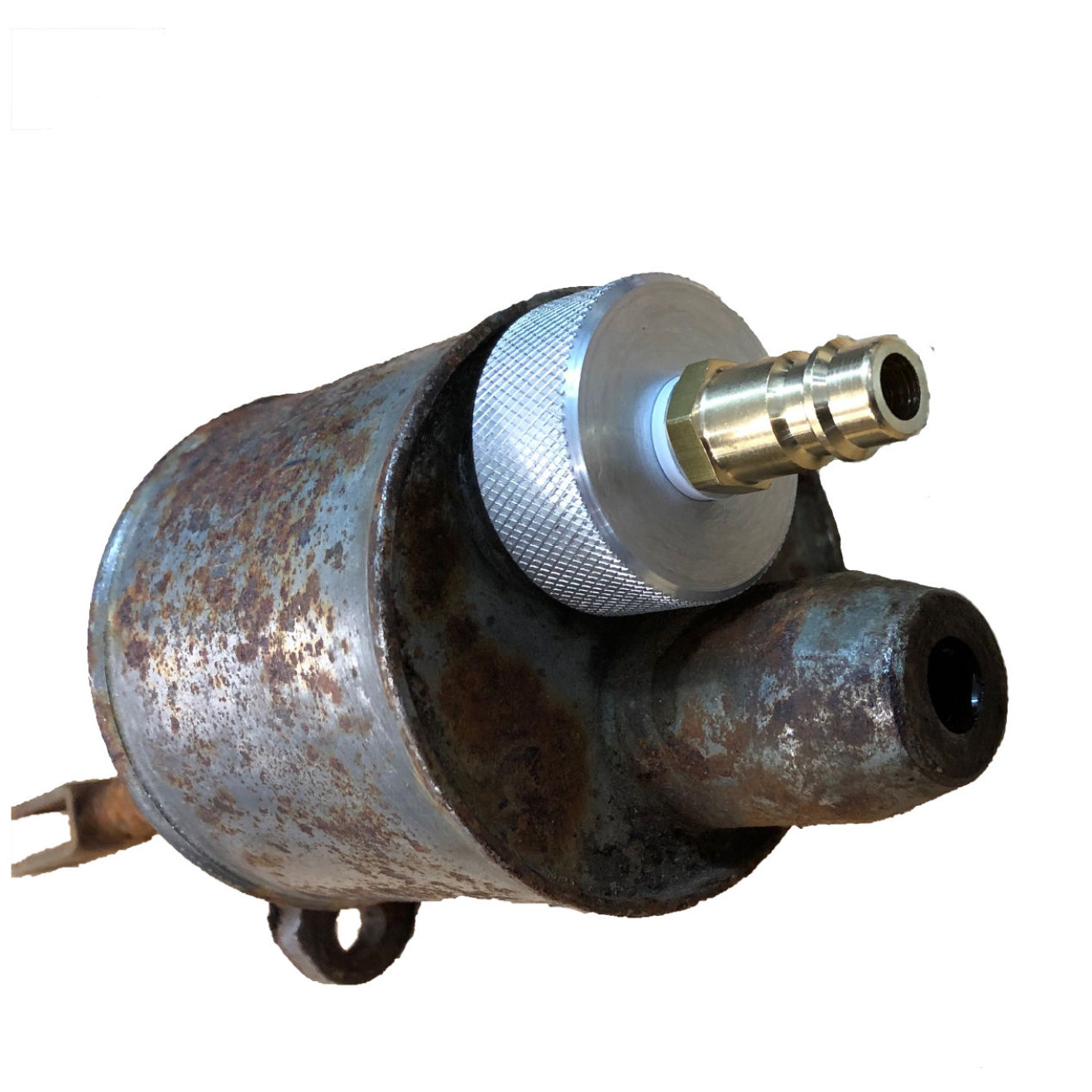 Manote Adapter NR. 26 montiert auf Behälter Mini Bj. 1975