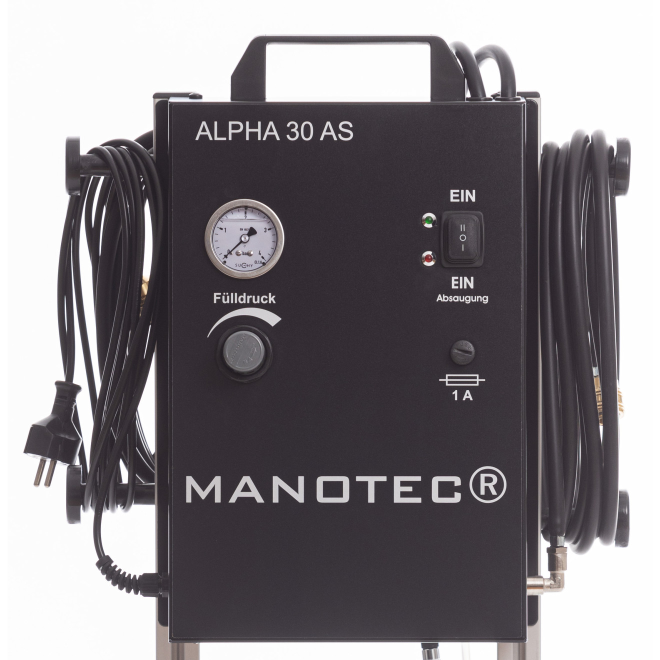 MANOTEC® ALPHA 30AS, Bremsenentlüftungsgerät mit Absaugfunktion Made in Germany