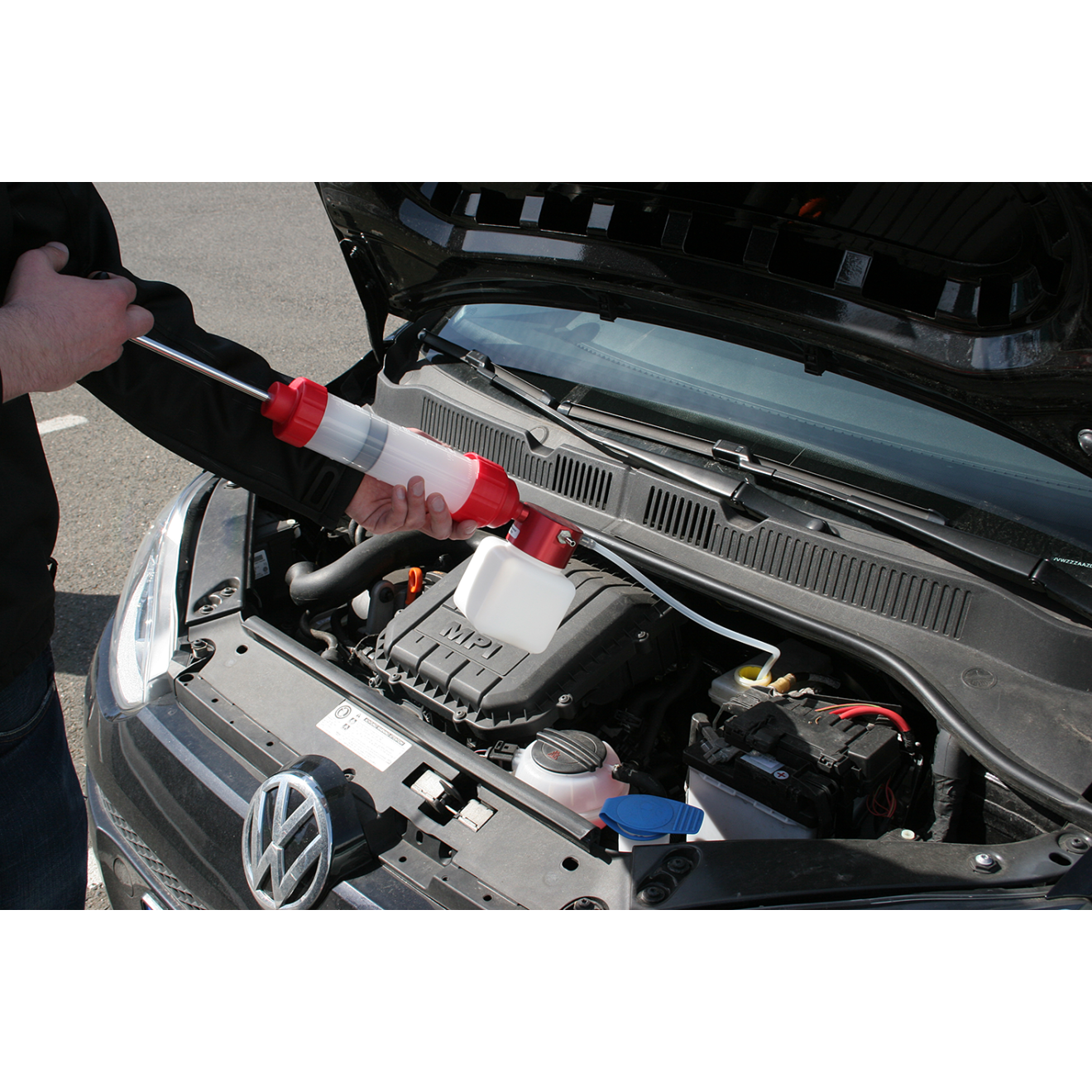 Anwendung Absaugpumpe Fluido