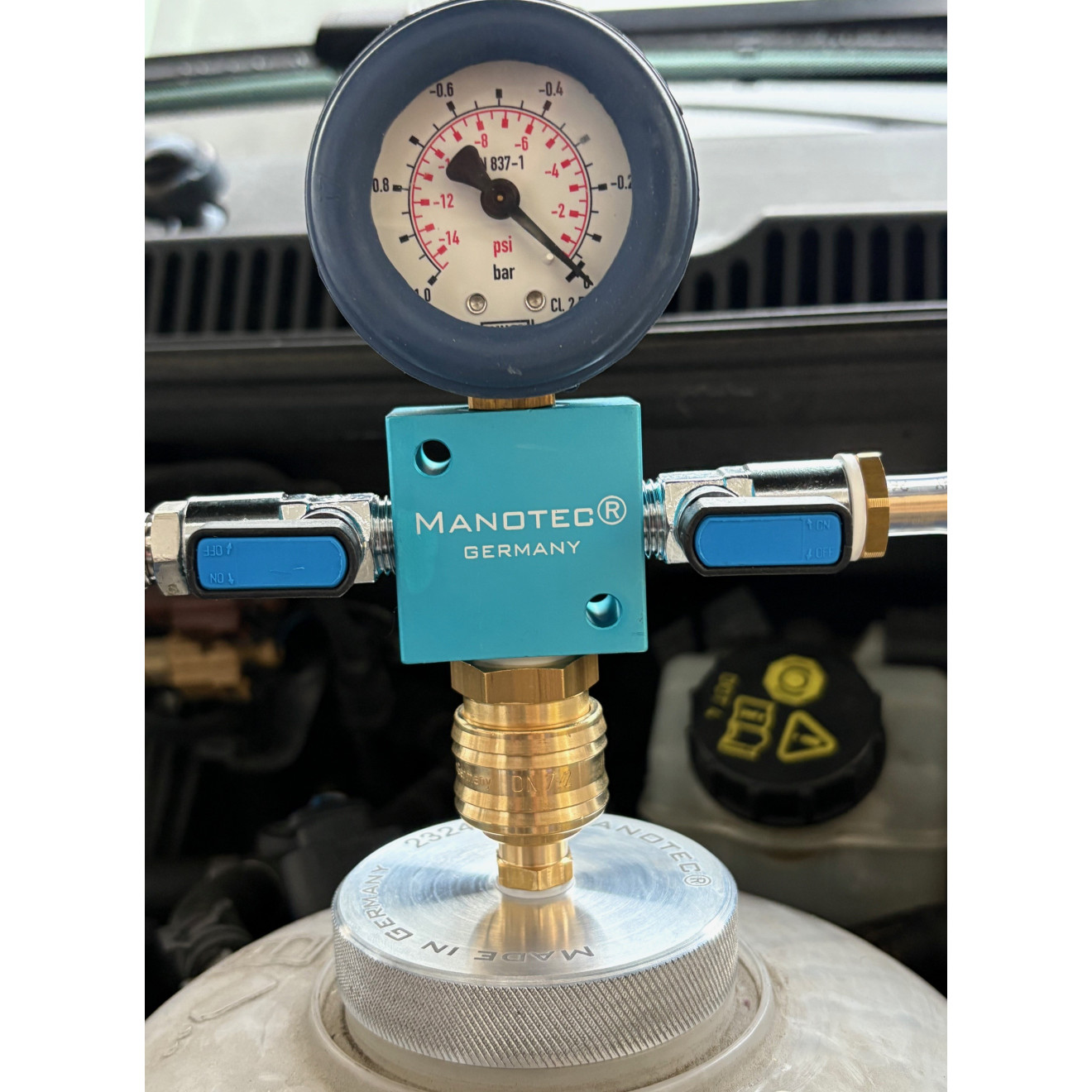 Anwendung mit Kühler Befüllgerät