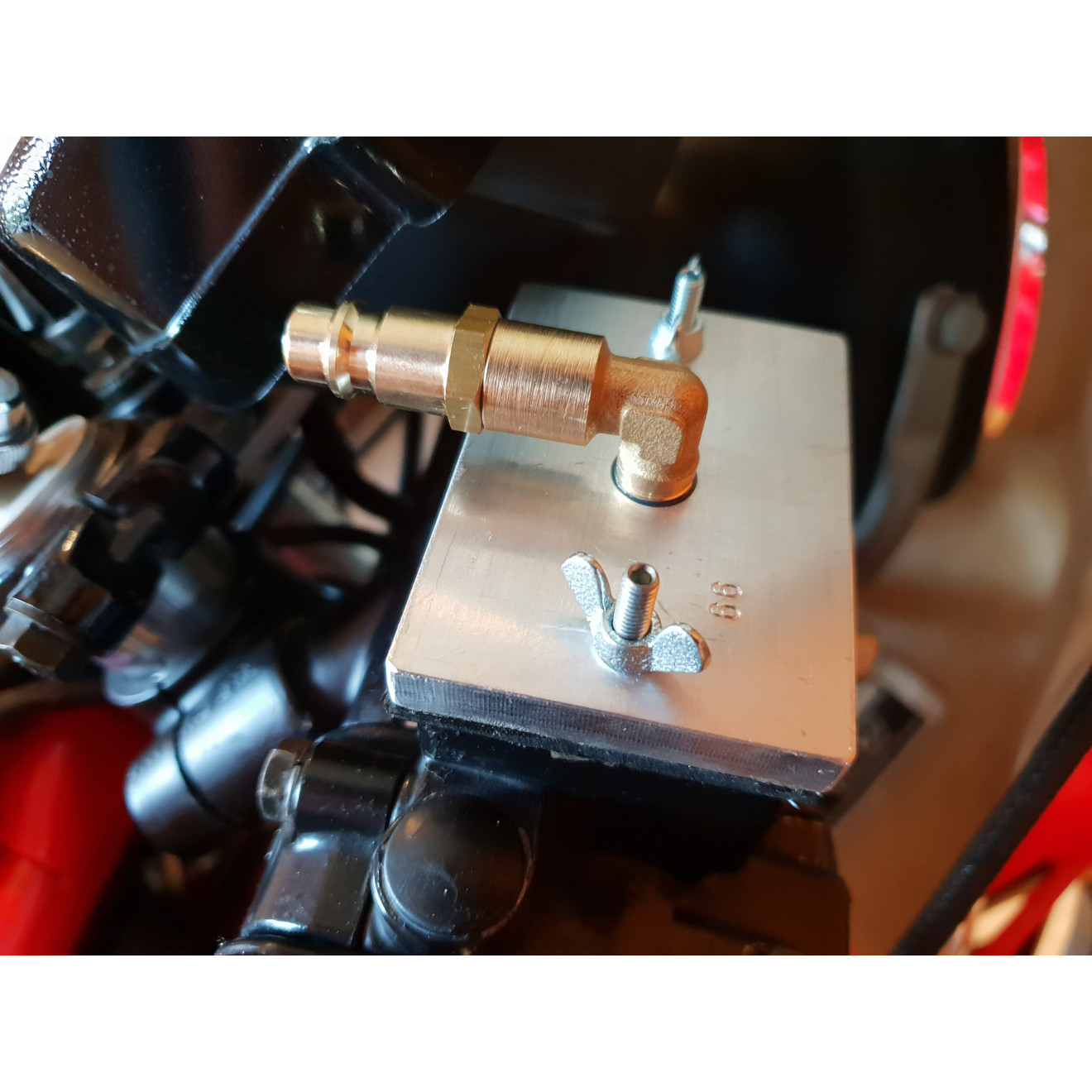 Manotec Adapter Nr.99, Kundenbild Yamaha RD 350