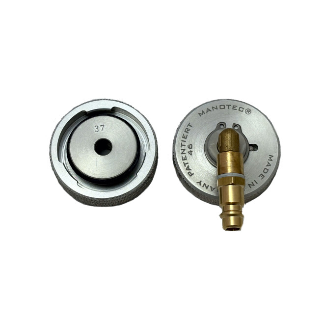 Adapter Nr. 46W vorne und hinten