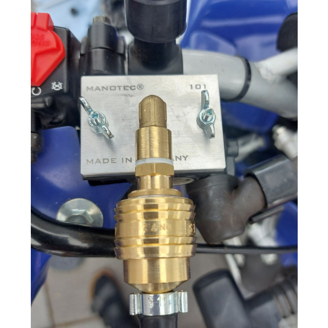 Adapter Nr. 101 auf Kawasaki KMX 125 Detailansicht