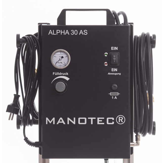 MANOTEC® ALPHA 30AS, Bremsenentlüftungsgerät mit Absaugfunktion Made in Germany