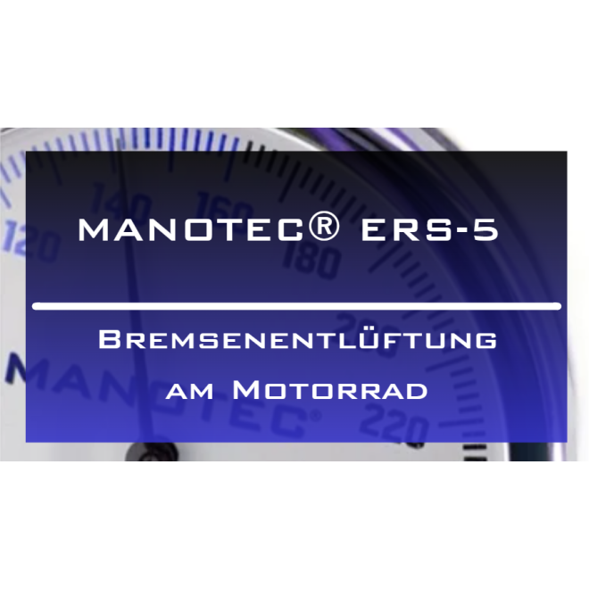 MANOTEC® ERS-5| Elektrisches Bremsenentlüftungsgerät | Kompakt & Mobil für ABS | Made in Germany