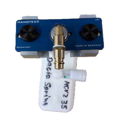 MANOTEC® MCV2 34 W, Entlüfterstutzen, Anschluss abgewinkelt, passend für Dacia Spring, Daewoo, Ford, Hyundai, Kia, Mazda, Nissan, Peugeot, Renault, Subaru, zur Bremsenentlüftung.