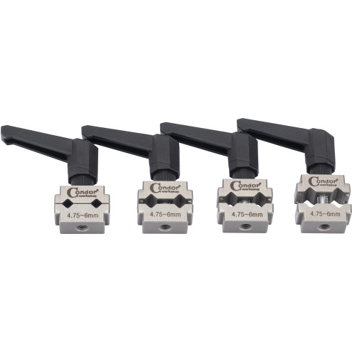 Fixierböcke Bremsleitung 4 teilig für 4,75 - 6 mm Ø Leitung